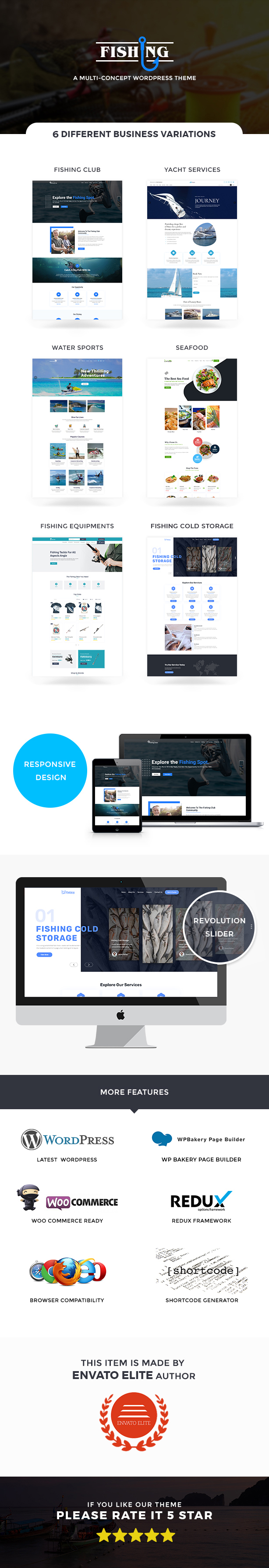 Water Sports, Yacht & Fishing WordPress Theme With AI Content Generator