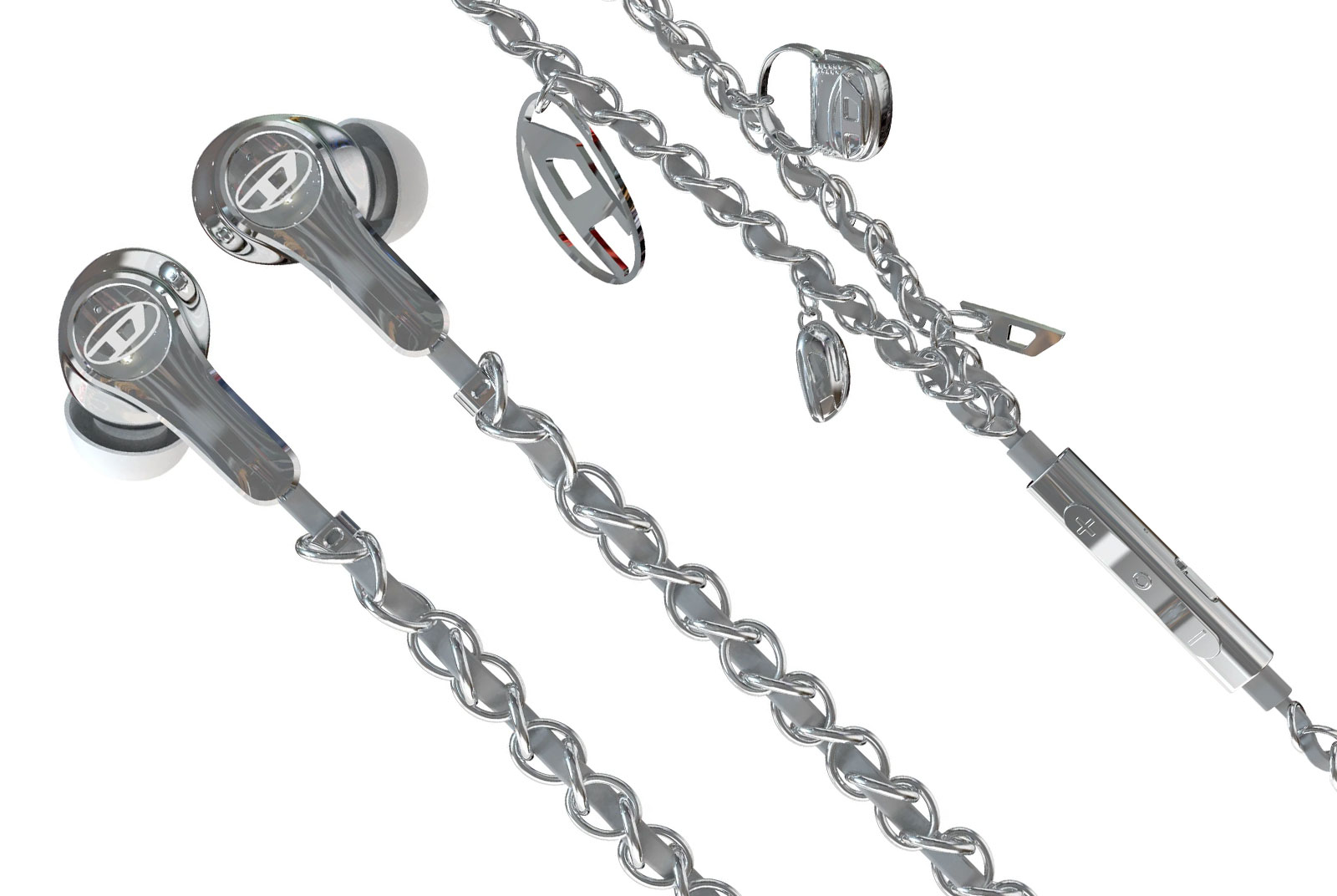 Diesel’s wired earbuds look exactly like wired earbuds from Diesel