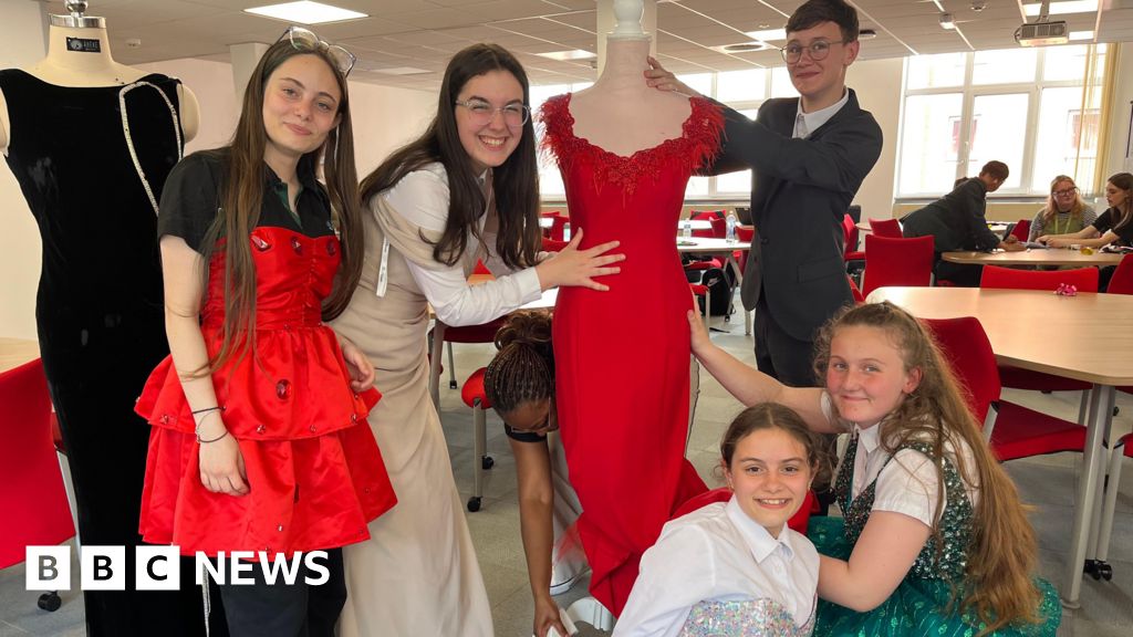 Pupils' upcycling scheme helps lower cost of prom