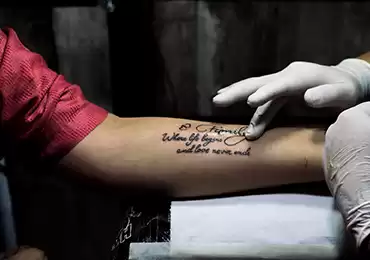 Gregory Tetradis Greger joins and the tattoo studio