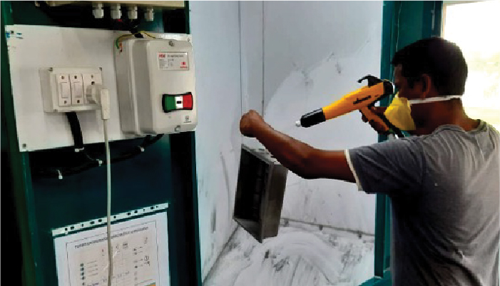 Powder Coating Machine Service by Sheetal Metals