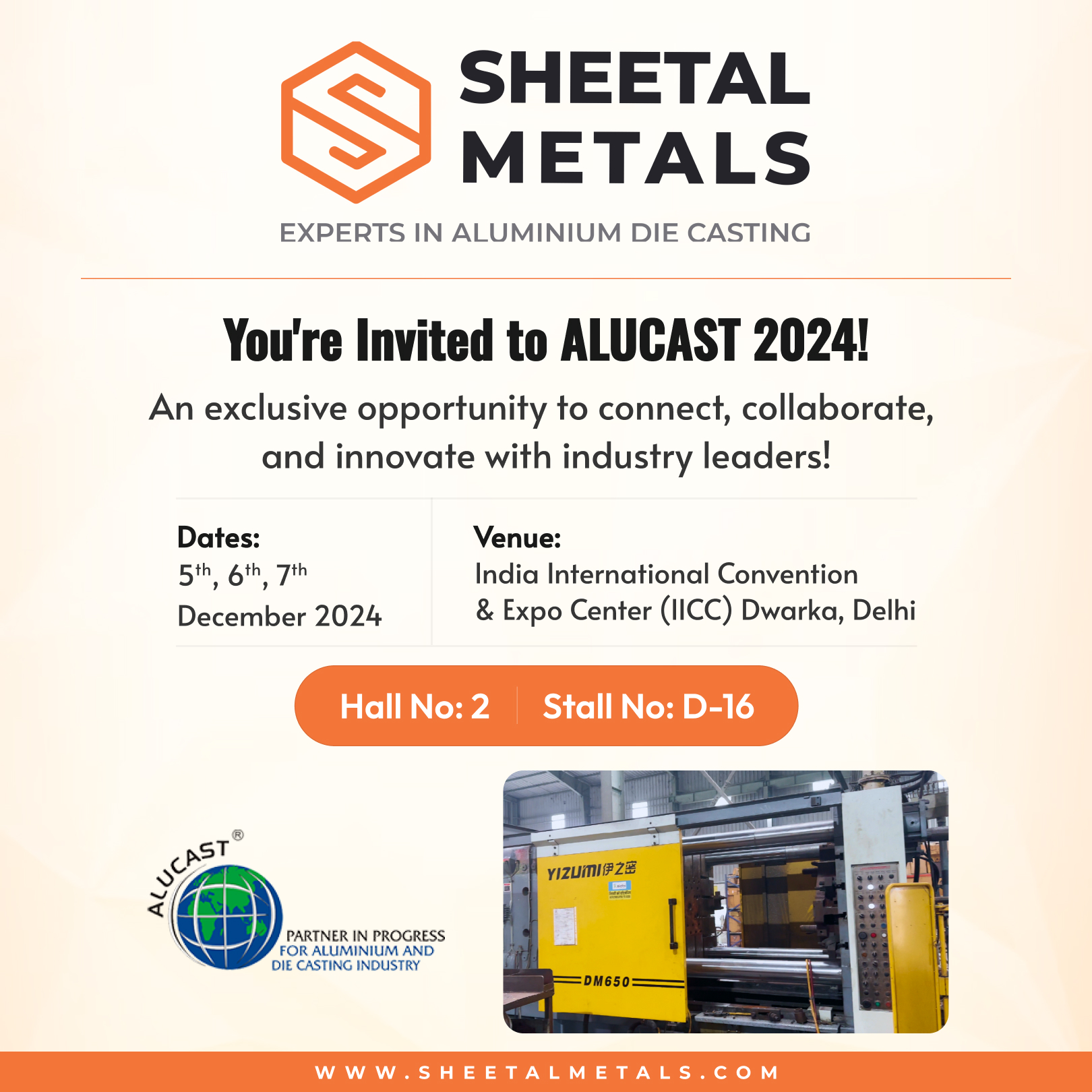 Sheetal Metals at Alucast Expo 2024: Showcasing Innovation and Excellence