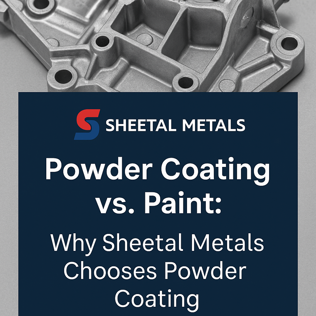 Powder Coating vs. Paint: Why Sheetal Metals Chooses Powder Coating