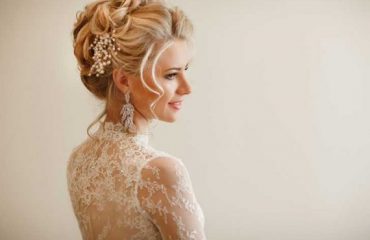 Bridal hairstyle for long medium hair