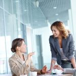 Talking about new work