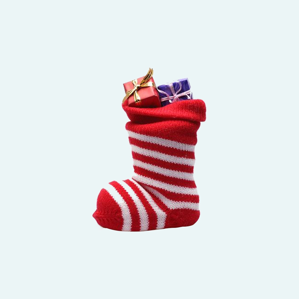 Red Christmas Socks