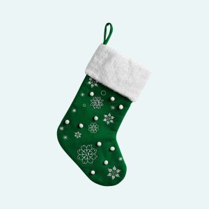 Green Christmas Socks