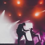 Under the bright lights