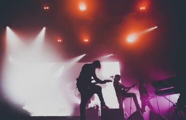 Under the bright lights