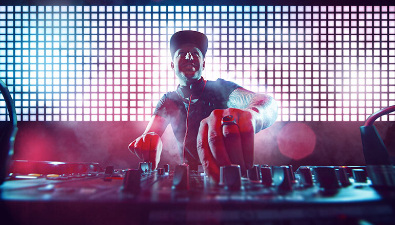 Playing DJ at a Party