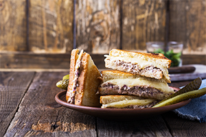 Five Guys Patty Melt