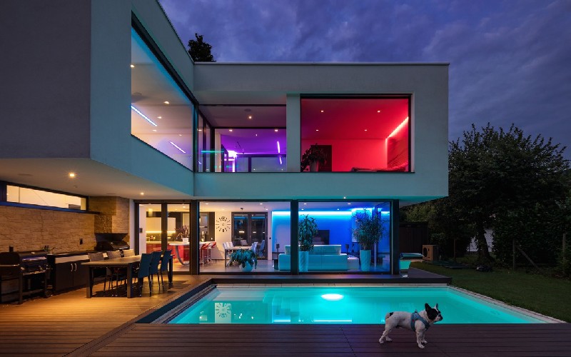 Comfortable suburban house