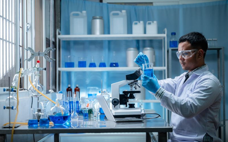 Science Lab research where innovation