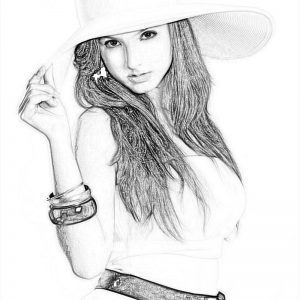 Wonderful dress with hat