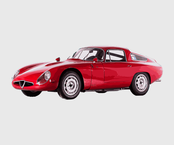 Red Ferrari Sports Car