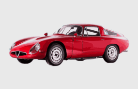 Red Ferrari Sports Car