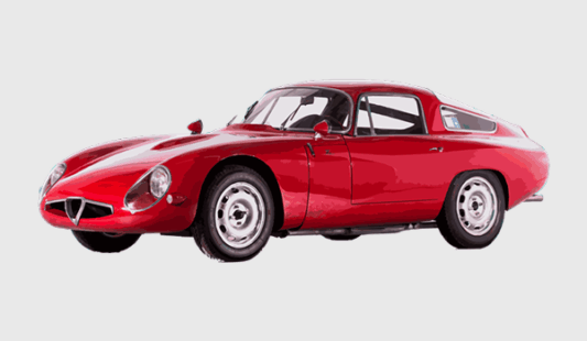 Red Ferrari Sports Car