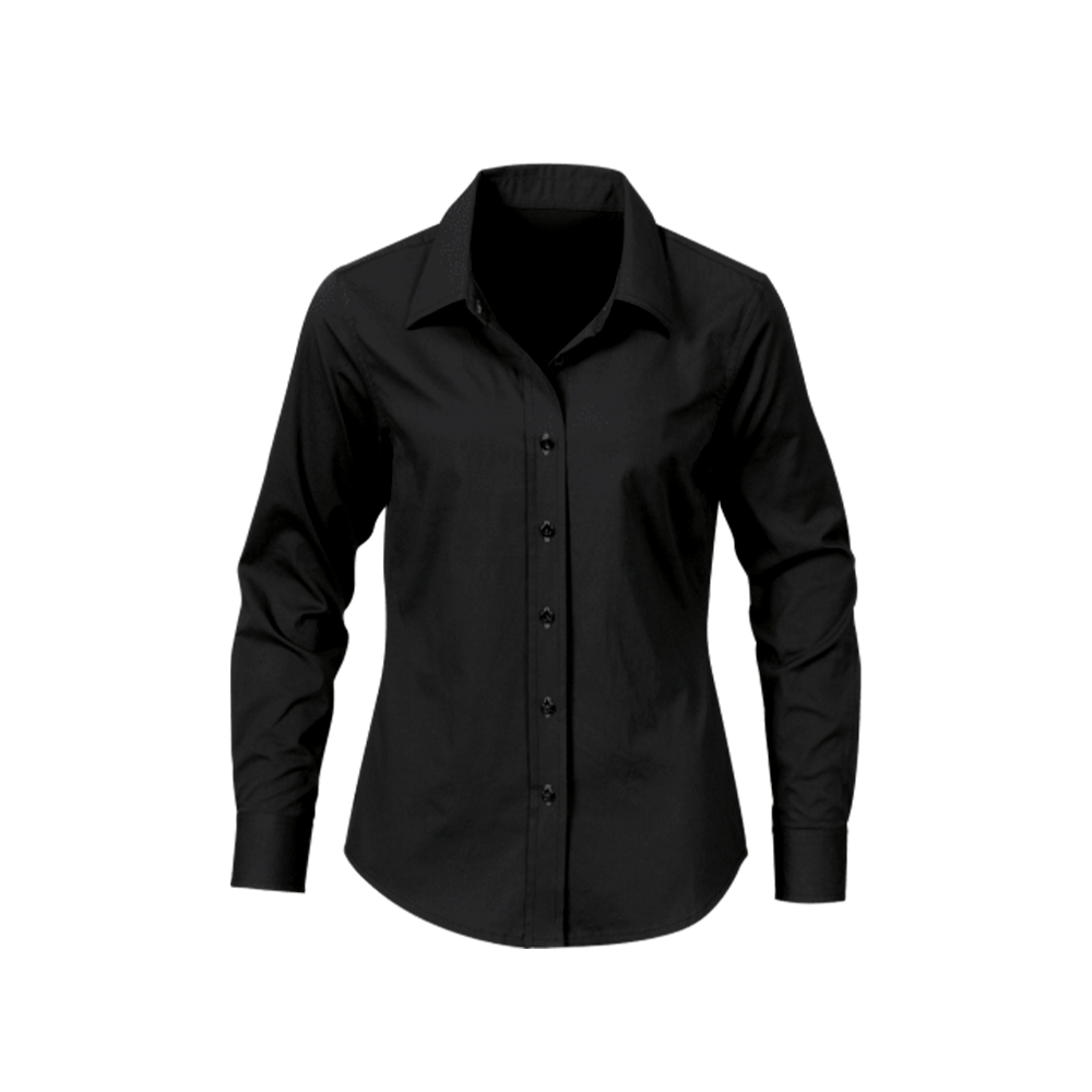 Black Slim Fit Casual Shirt