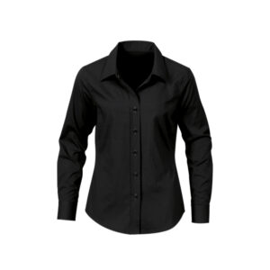 Black Slim Fit Casual Shirt