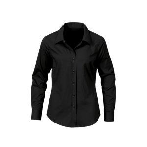 Black Slim Fit Casual Shirt
