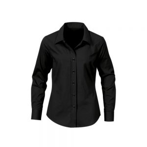 Black Slim Fit Casual Shirt