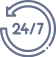 24 X 7 Service