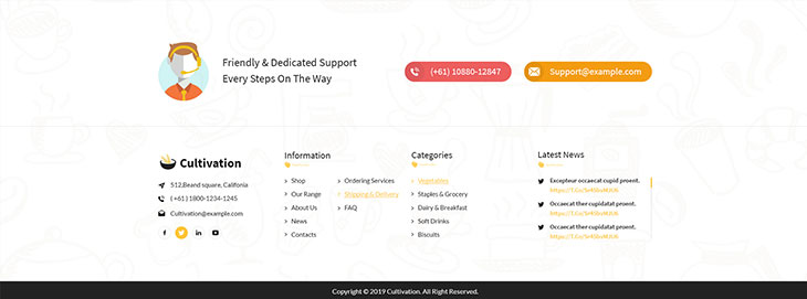 Footer Style 1