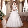 White Net Wedding Gown