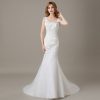 Fish-Cut Wedding Gowns